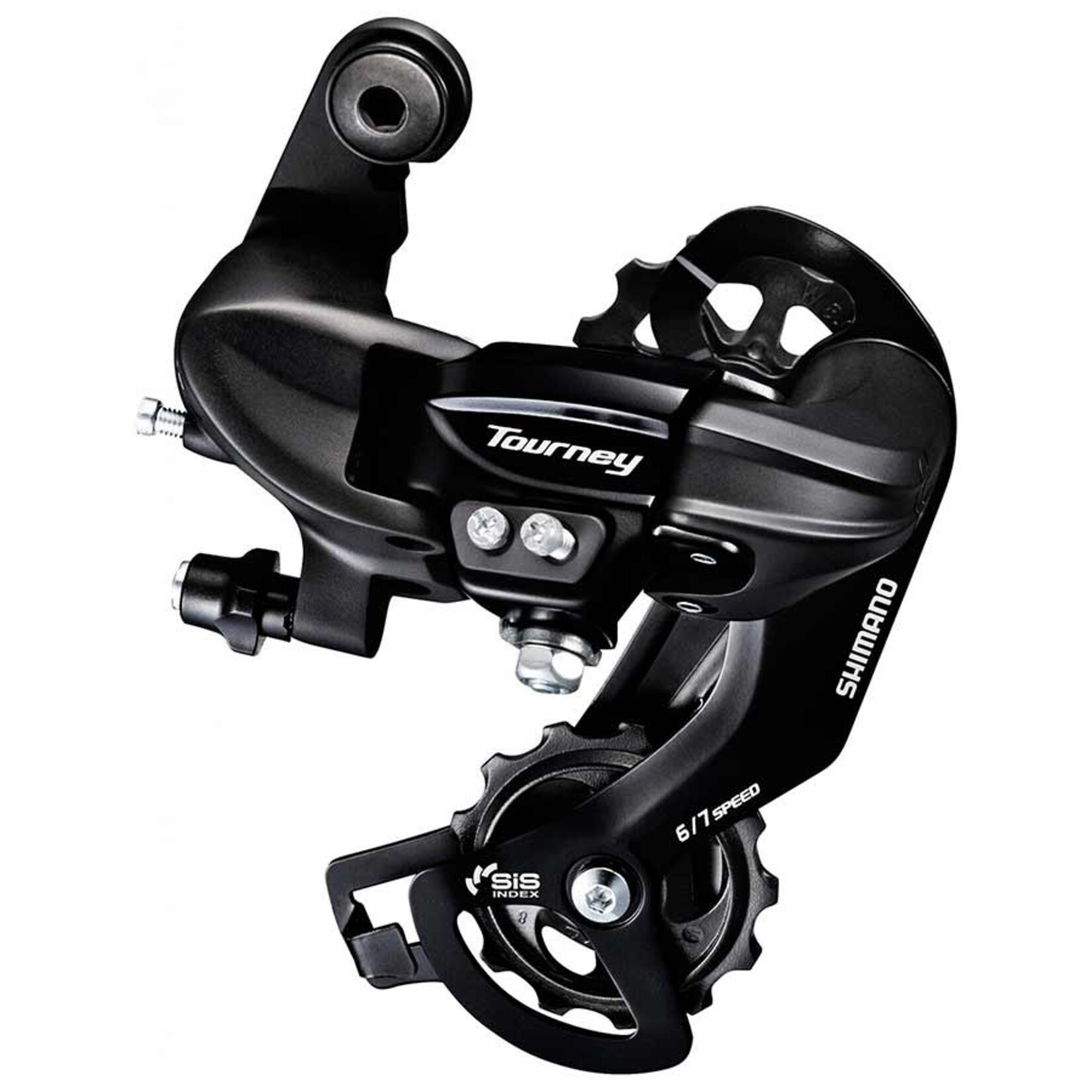 Shimano Shimano, Tourney RD-TY300, Dérailleur arrière, 6/7vit., SGS, Noir Attache directe