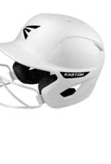Easton EASTON GHOST FASTPITCH SOFTBALL BATTING HELMET WITH SOFTBALL MASK - MATTE WHITE - TBALL/SMALL