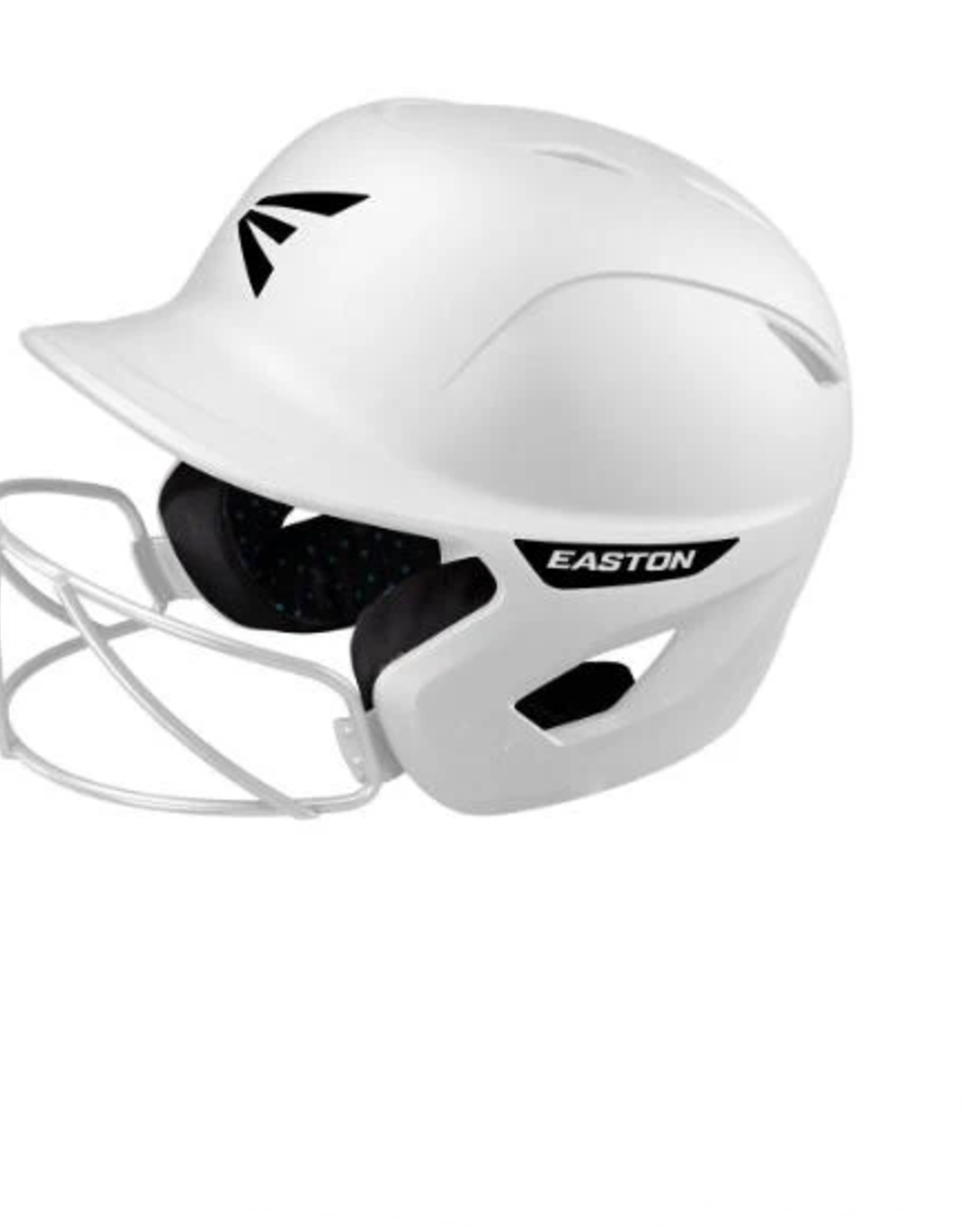 Easton EASTON GHOST FASTPITCH SOFTBALL BATTING HELMET WITH SOFTBALL MASK - MATTE WHITE - TBALL/SMALL