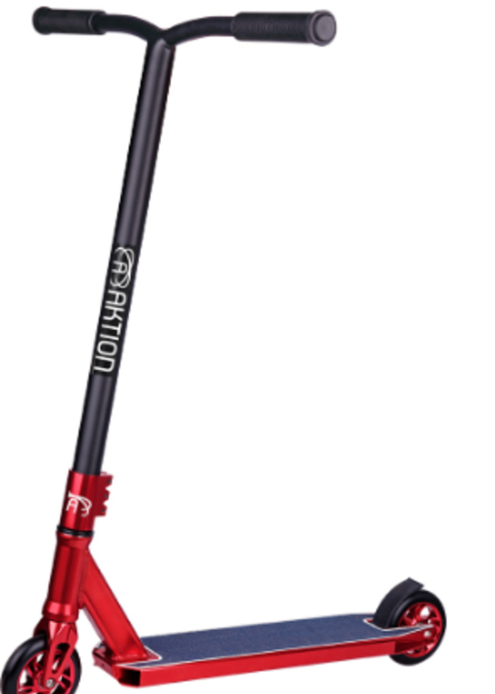 Trottinette Aktion AkS2006A Style Cascade Couleur: Noir/rouge Guidon en T Aluminium57CM Platforme Aluminium 11X51CM Roues 110X24MM Abec 9