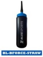 BLUE SPORTS Bouteille 850 ml Noire paille