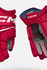 CCM Jetspeed FT880 Pro Gloves Junior 12" Rouge
