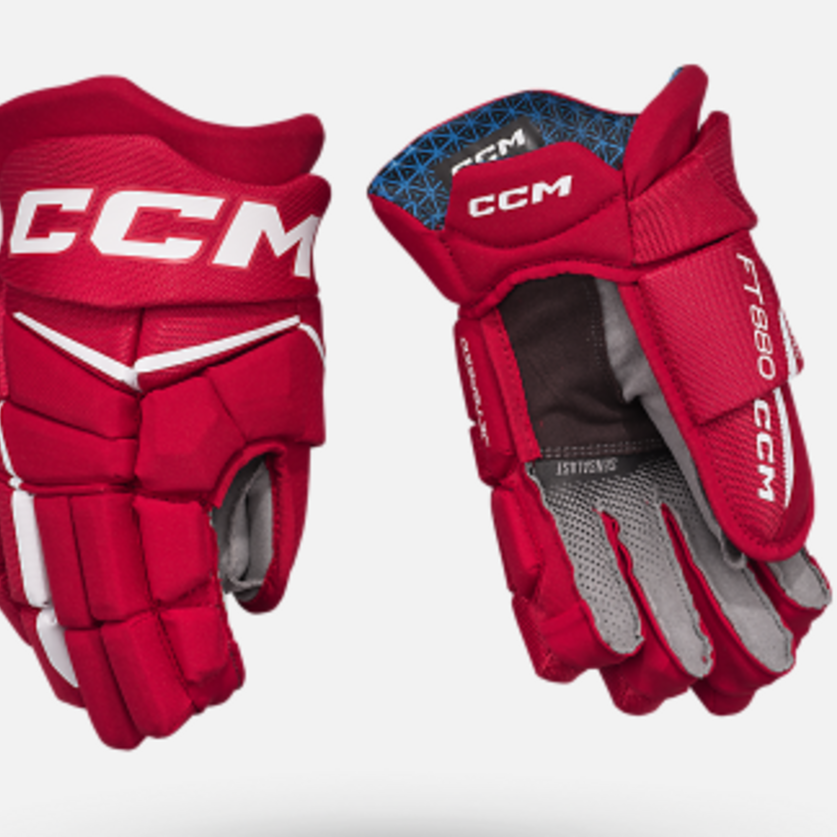 CCM Hockey Jetspeed FT880 Pro Gloves Junior 12" Rouge
