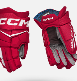 CCM Jetspeed FT880 Pro Gloves Junior 12" Rouge