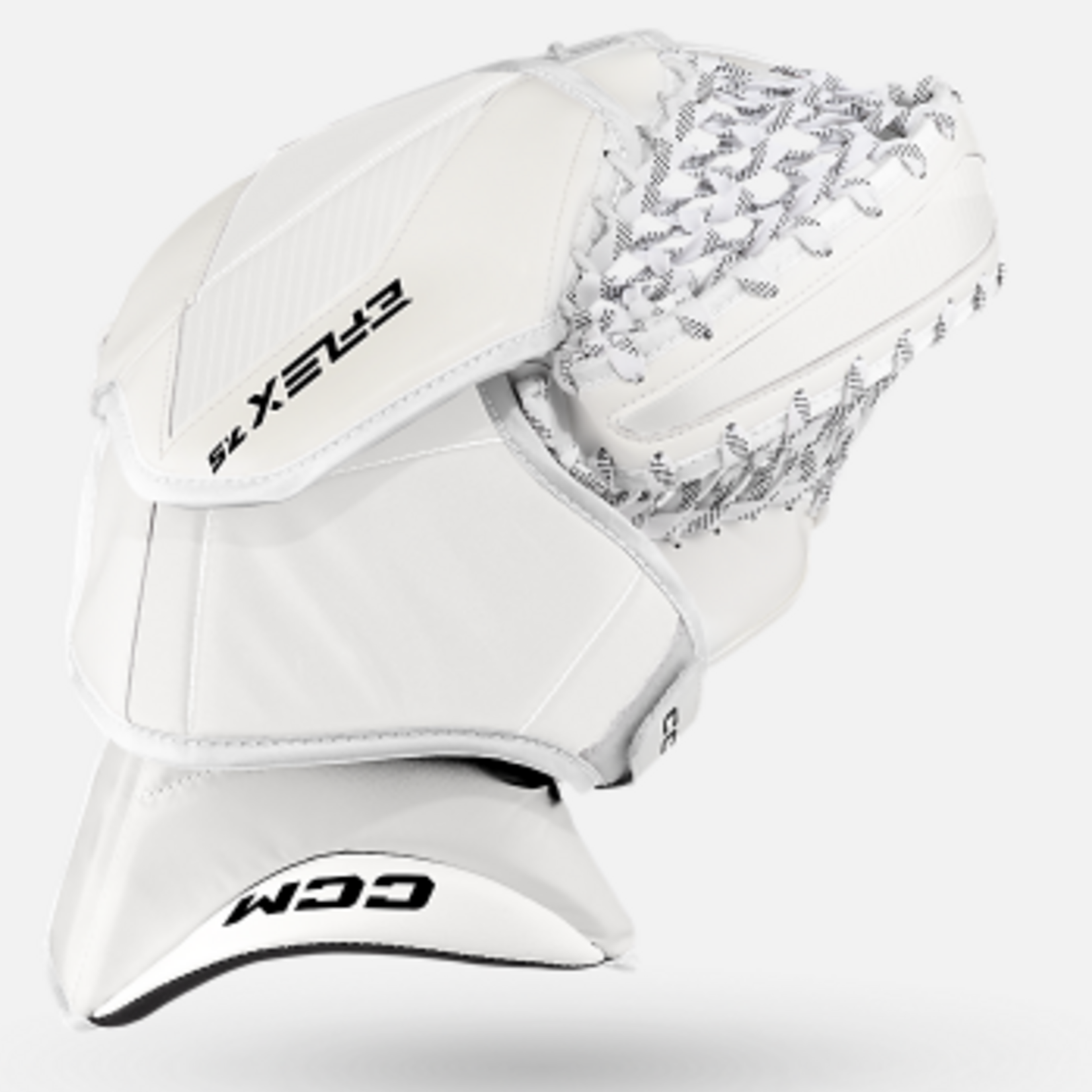 CCM Hockey CCM EFLEX 7.5 GOALIE GLOVE SENIOR Reg Blanc