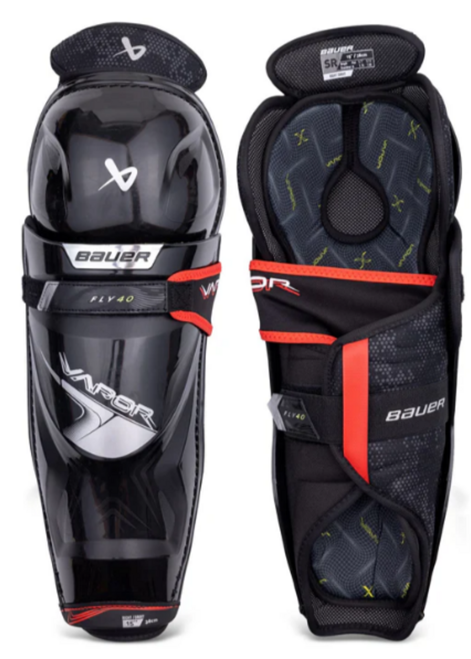 Bauer Bauer Vapor Fly40 Intermediate Hockey Shin Guards 14"