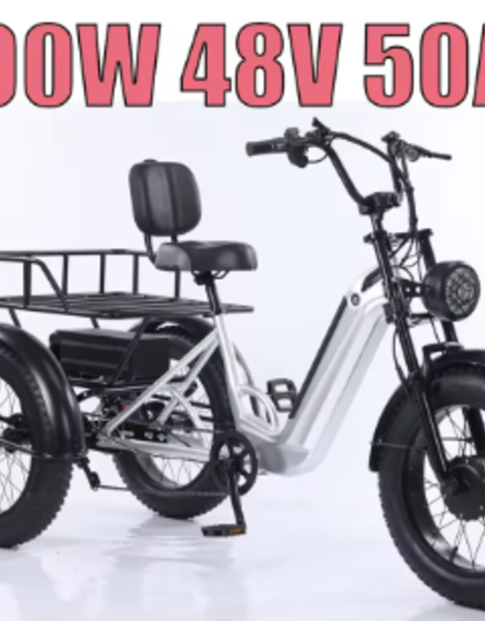 Happy Weekend Tricycle Électrique 500 watss 48 volte