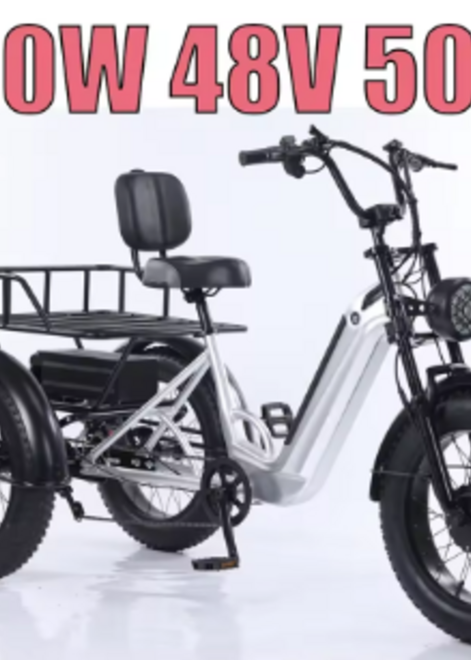 Happy Weekend Tricycle Électrique 500 watss 48 volte