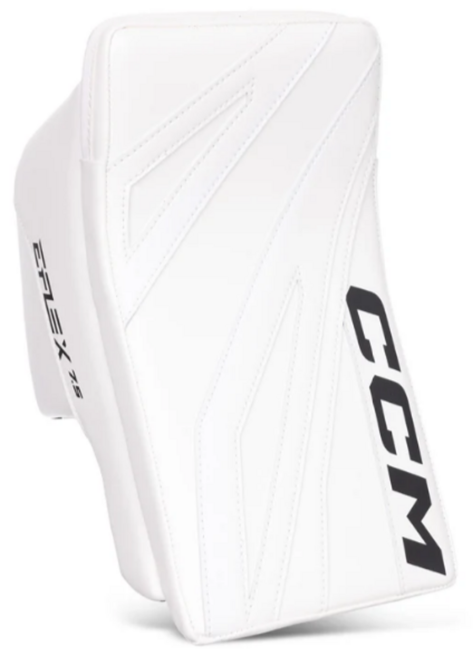 CCM Hockey EFLEX E7.5 BLOCKER - BLANC GBE7.5 SR FULL RIGHT