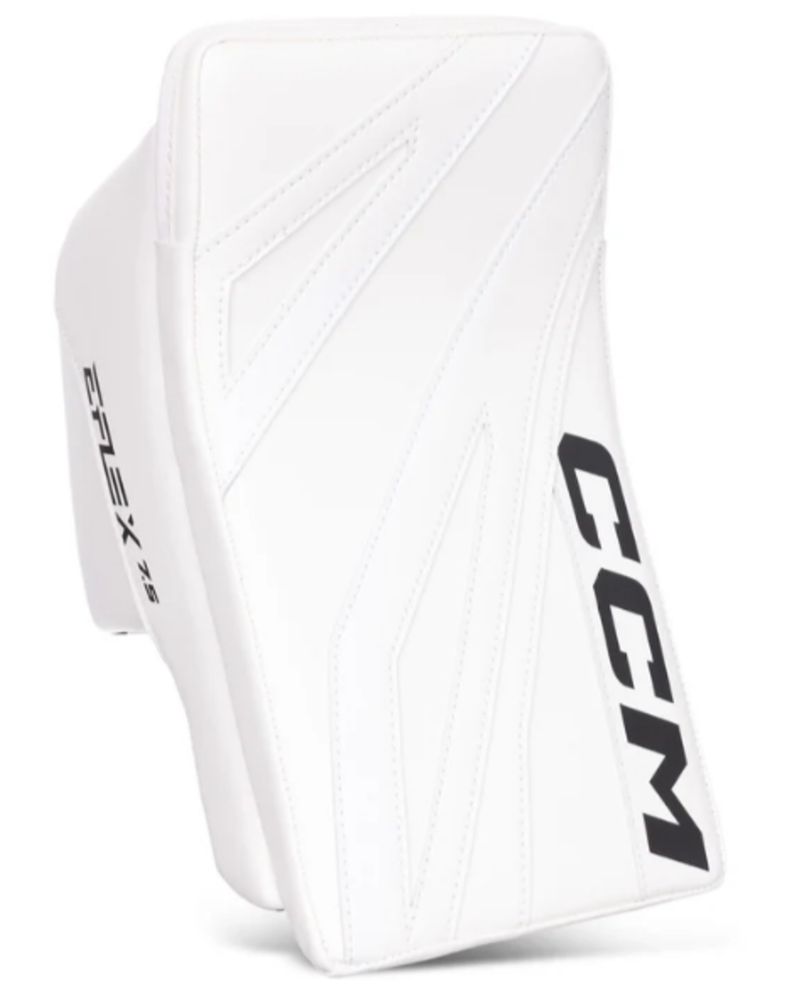 CCM Hockey EFLEX E7.5 BLOCKER - BLANC GBE7.5 SR FULL RIGHT
