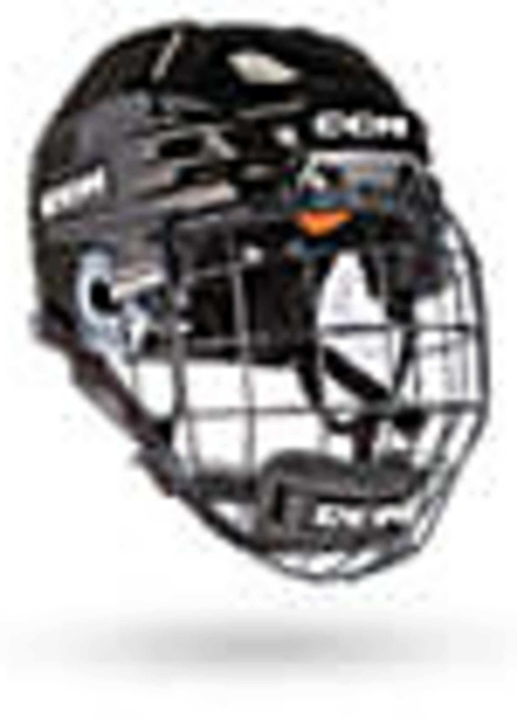 CCM Hockey Casque CCM Tacks 720 avec grille noir Large