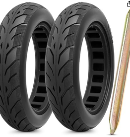 PaoWin 2 pneus solides de 21,6 x 2,0 PAOWIN avec Outil Installation