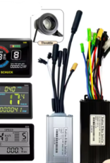 Contrôleur de vélo électrique à trois modes 17A 26A 30A 40A 36V/48V avec fonction d'apprentissage S866 écran LCD moteur 350W-1000W