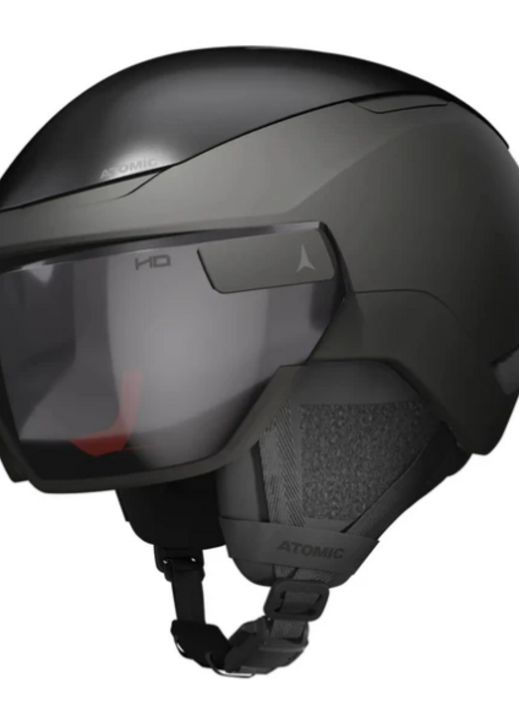 casque black metallic volant visor atomic M
