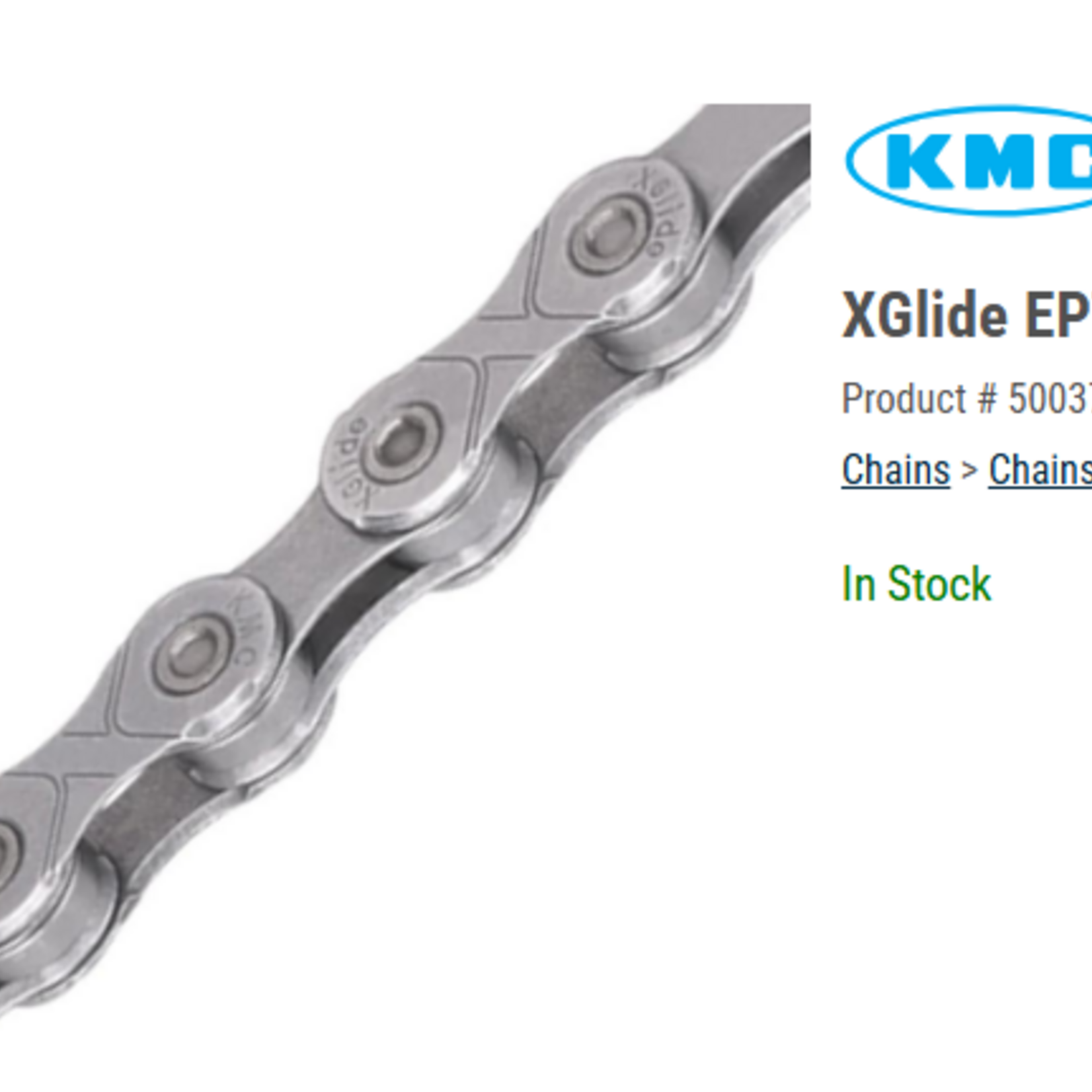 Chaine XGlide KMC  11/10/9 Speed EPT