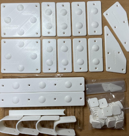 kenesky Ensemble de Slider  Blanc pour Jambiere.