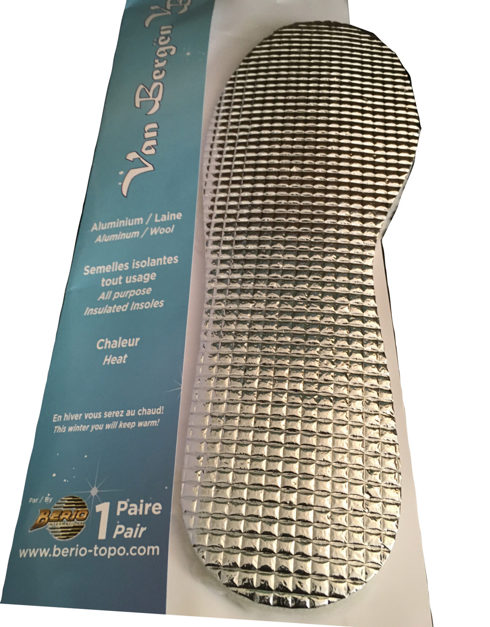 Van bergen Semelle isalante ( Aluminium - Laine)
