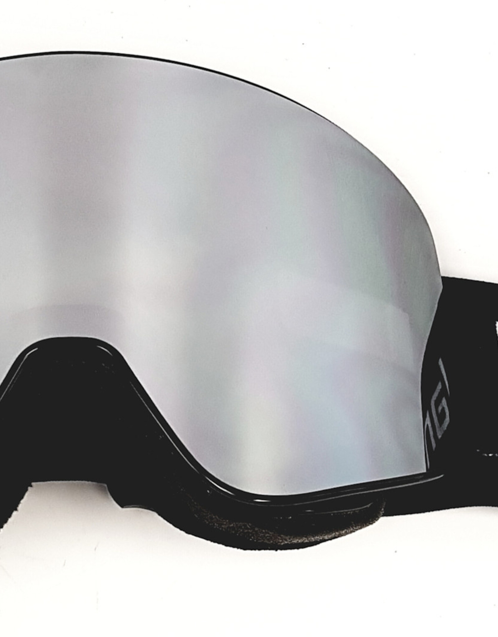 Van bergen Lunette de ski VB Senior Noir Avec Lentille Magnétique double grise s-42 enduite miroir silver YH212-BK