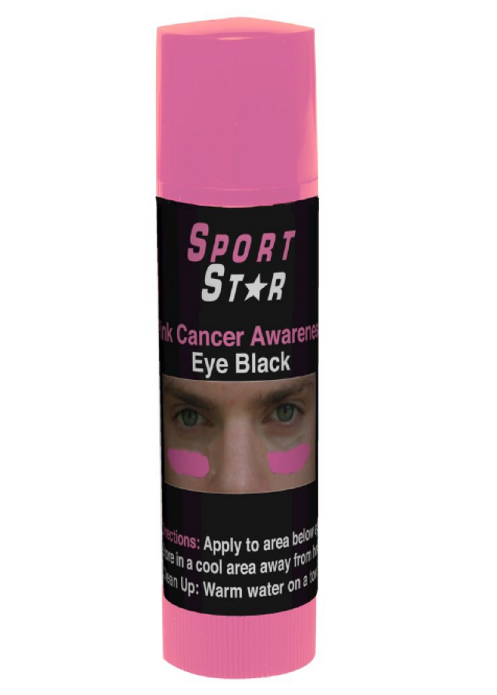 EYE BLACK STICK SINGLE STROKE APPLICATOR PINK