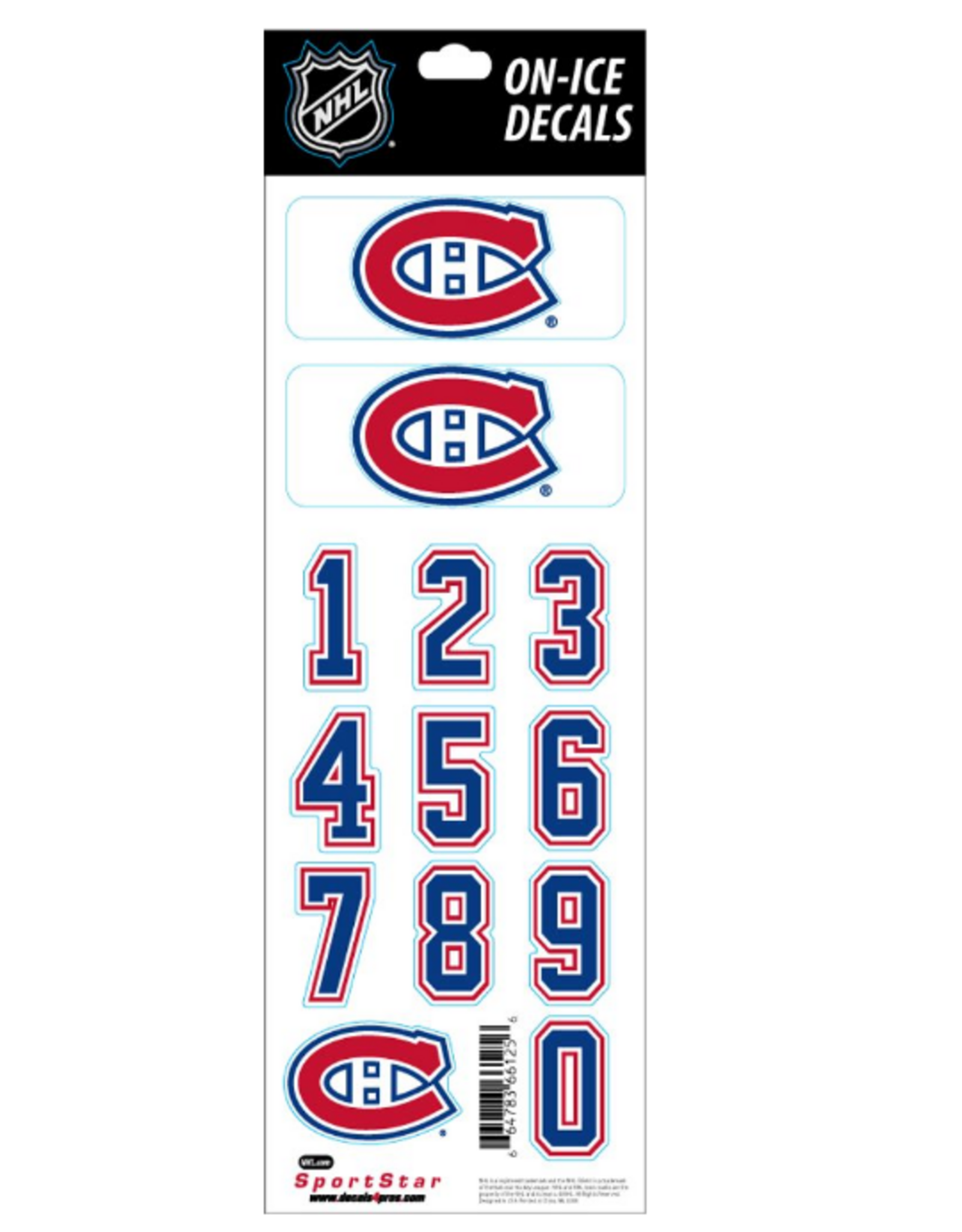 NHL DECALS-MONTREAL CANADIENS