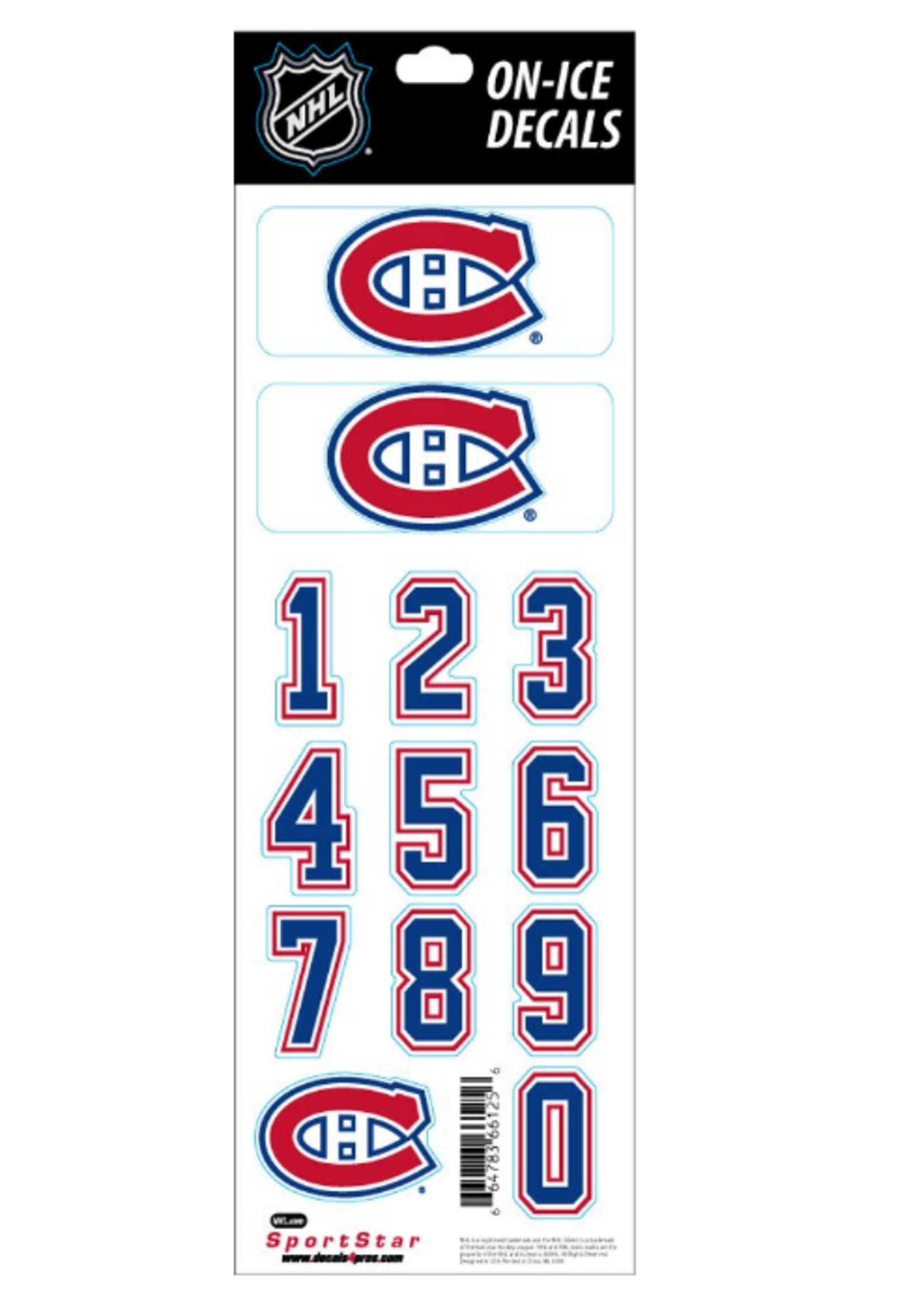 NHL DECALS-MONTREAL CANADIENS