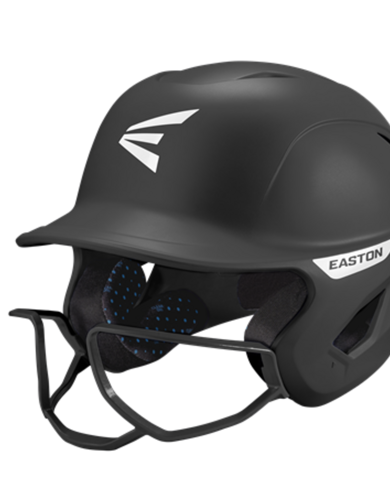 Easton Casque de frappeur de softball Easton Ghost Vision mat avec masque de softball - Noir - Taille M/L