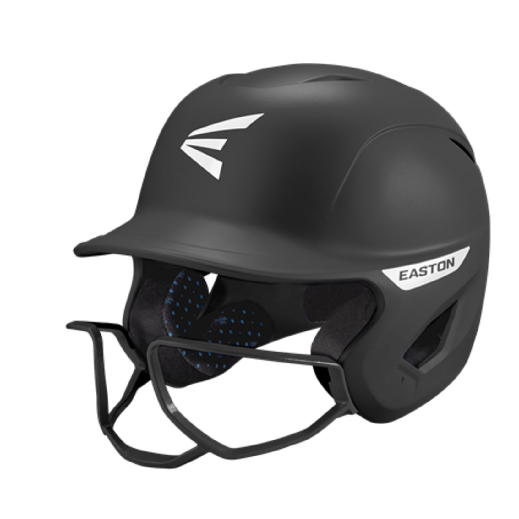 Easton Casque de frappeur de softball Easton Ghost Vision mat avec masque de softball - Noir - Taille M/L