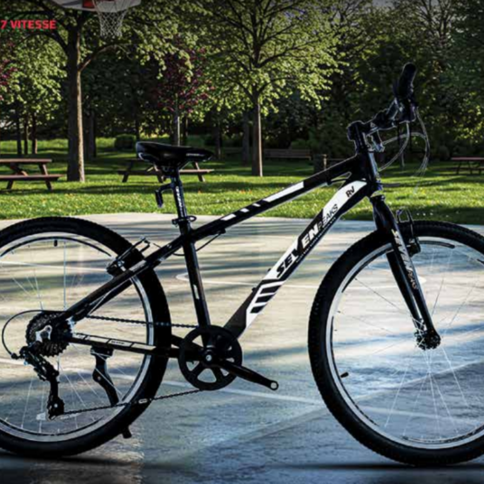 SEVEN PEAKS Runaway 7 SPEED, ALLOY, RIGID FORK, V-BRAKE