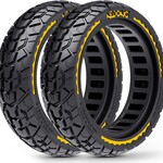 pneu régulier noir/jaune  10x2.5 (60/70-6.5)  (CHQ)