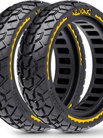 pneu régulier noir/jaune  10x2.5 (60/70-6.5)  (CHQ)