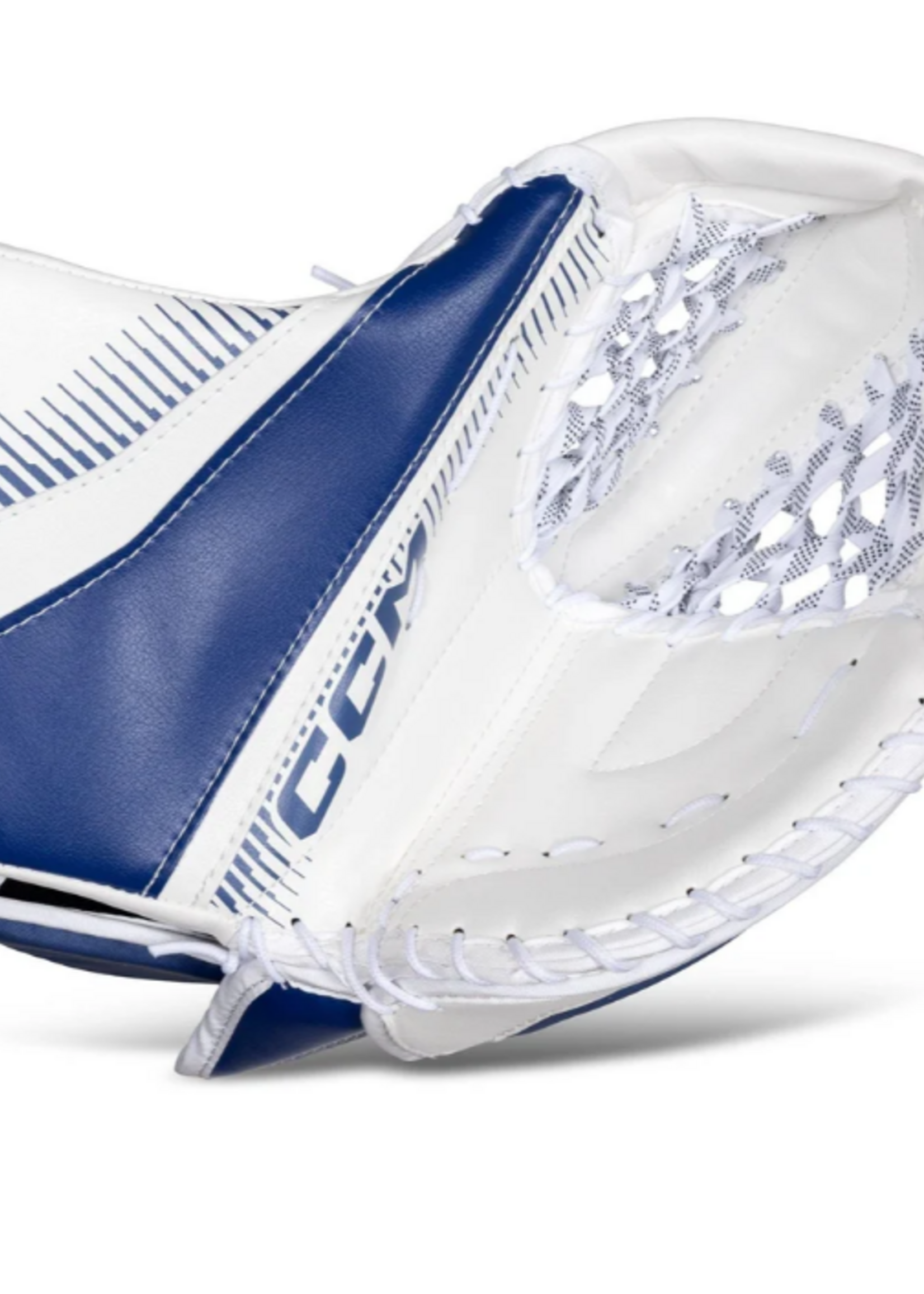 CCM Hockey CCM Phenom Junior Goalie Catcher blanc et bleu