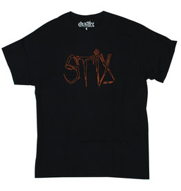 Stix Stix Tee Youth Rebirth Logo S/S (Black/Orange)