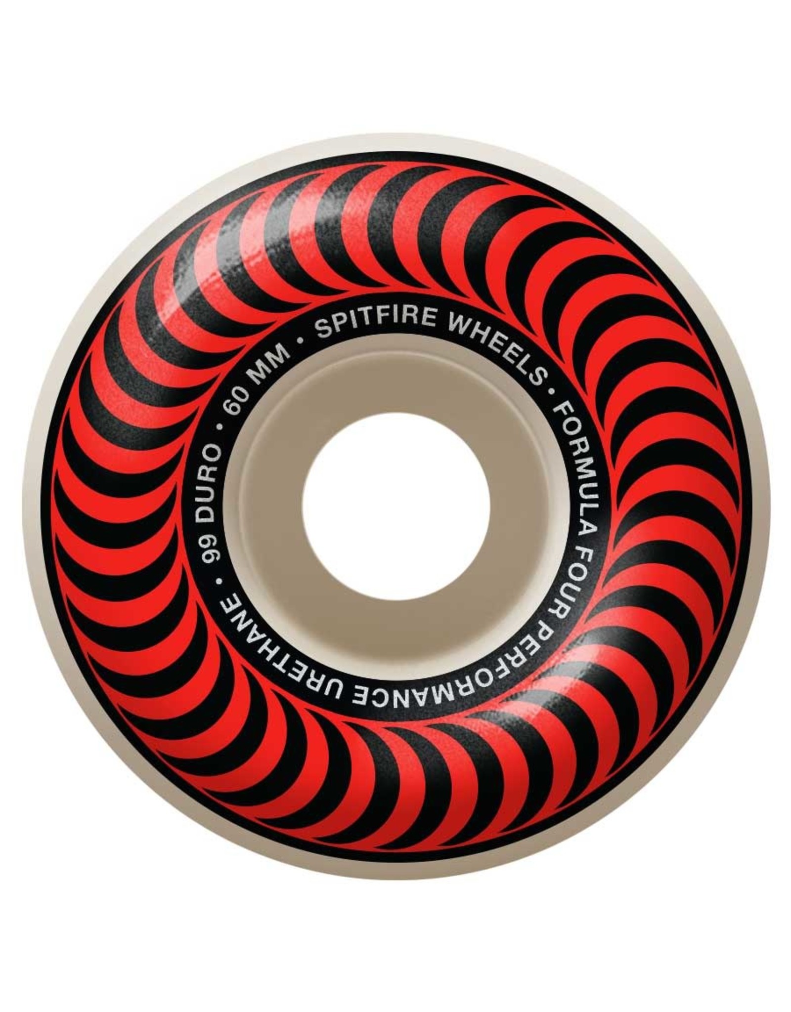 Spitfire Spitfire Wheels Formula Four Red/Bronze Classic White (60mm/99d)