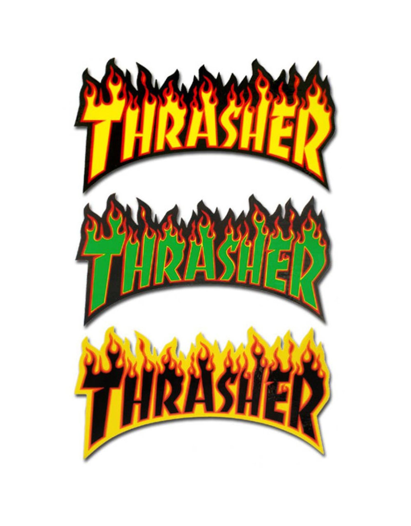 Thrasher Thrasher Sticker Flame Die-Cut Logo Assorted (1/Large)