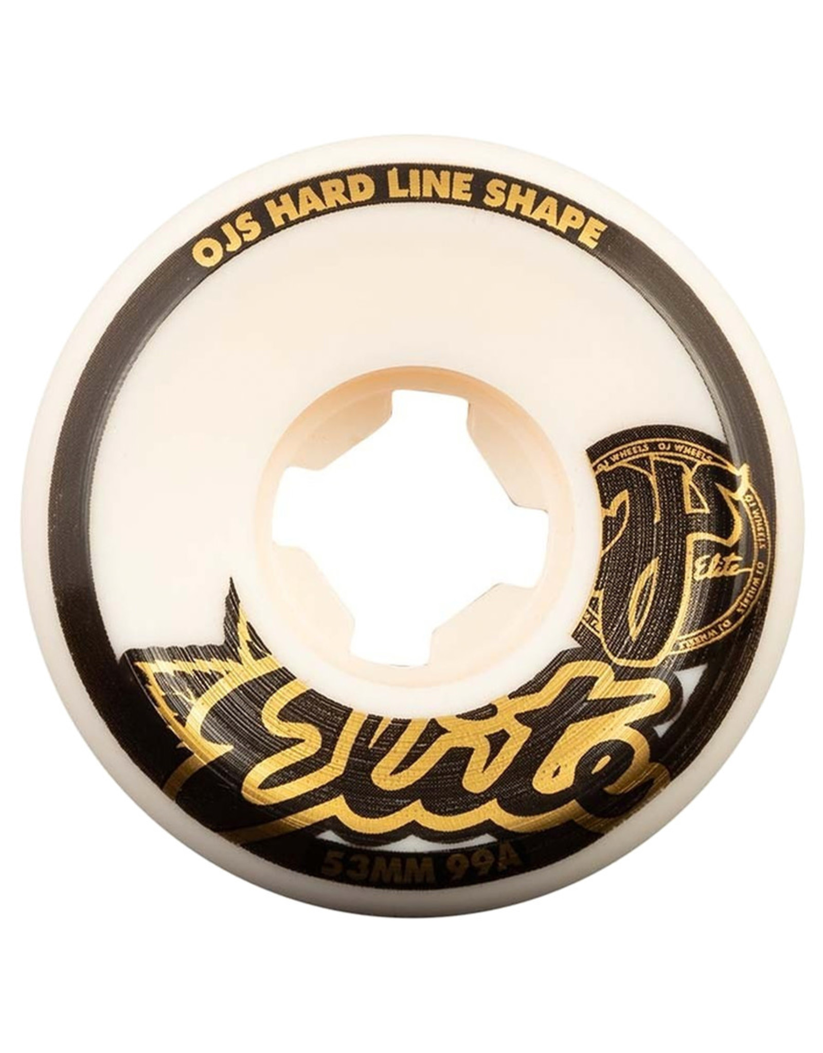 OJ Wheels OJ Wheels Team Elite Hardline White (53mm/99a)