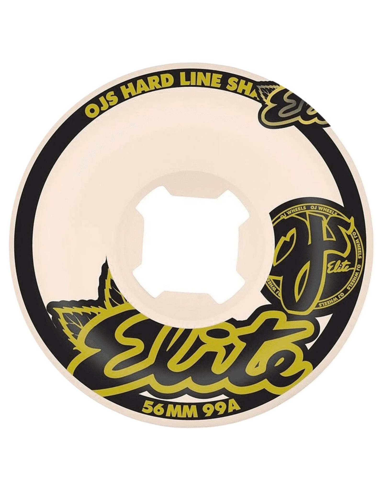 OJ Wheels OJ Wheels Team Elite Hardline White (56mm/99a)