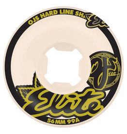 OJ Wheels OJ Wheels Team Elite Hardline White (56mm/99a)
