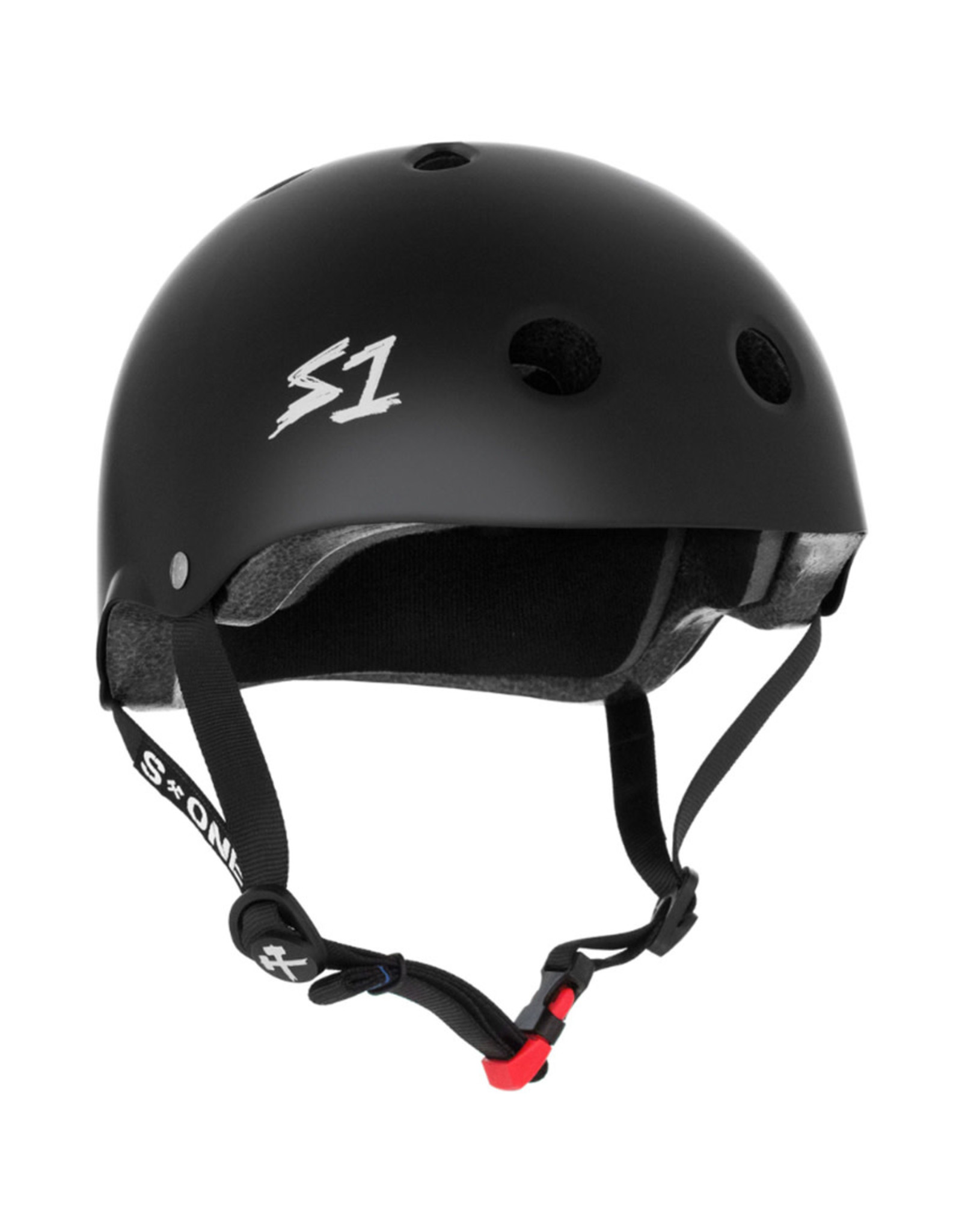 S-One S-One Helmet The Mini (Black Matte/Black Straps)