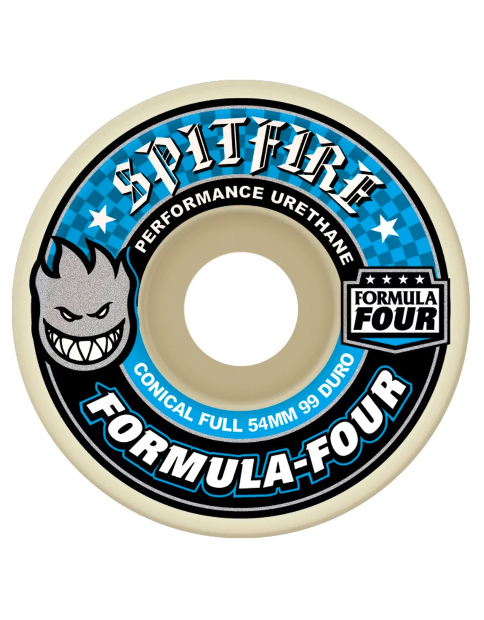 Spitfire Spitfire Wheels Formula Four Conical Full White (54mm/99d)
