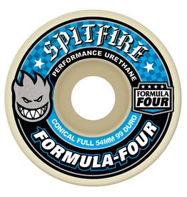 Spitfire Spitfire Wheels Formula Four Conical Full White (54mm/99d)