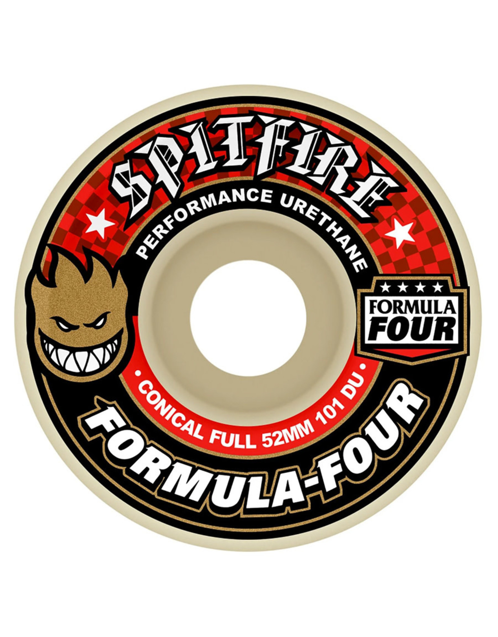 Spitfire Spitfire Wheels Formula Four Conical Full White (54mm/101d)
