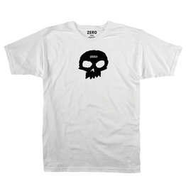 Zero Skateboards Zero Tee Single Skull S/S (White)