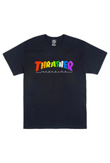 Thrasher Thrasher Tee Mens Rainbow Mag S/S (Black)