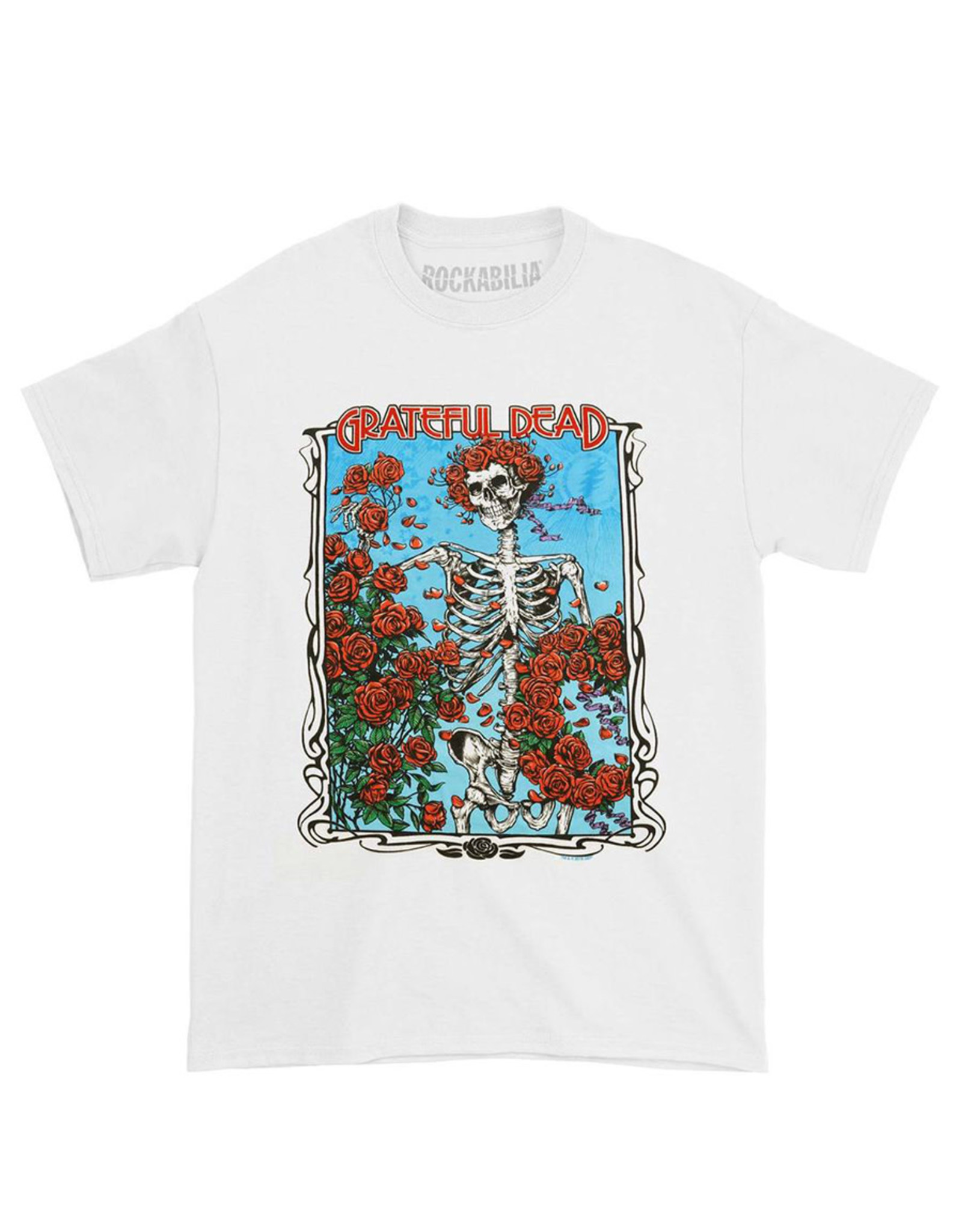 Star 500 Concert Series On Hollywood Tee Grateful Dead Bertha Wheel Roses S/S