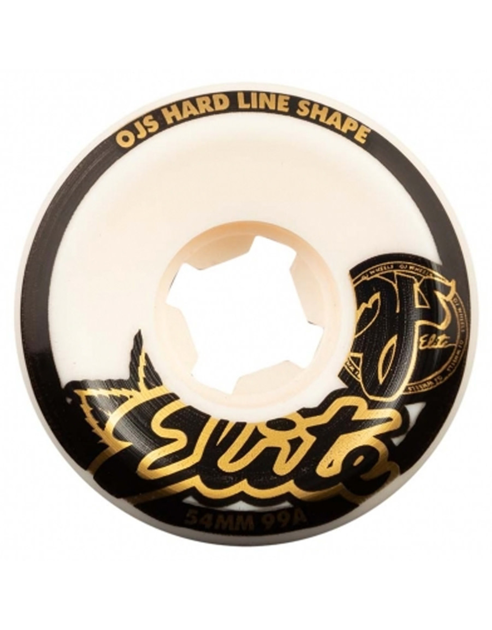 OJ Wheels OJ Wheels Team Elite Hardline White (54mm/99a)