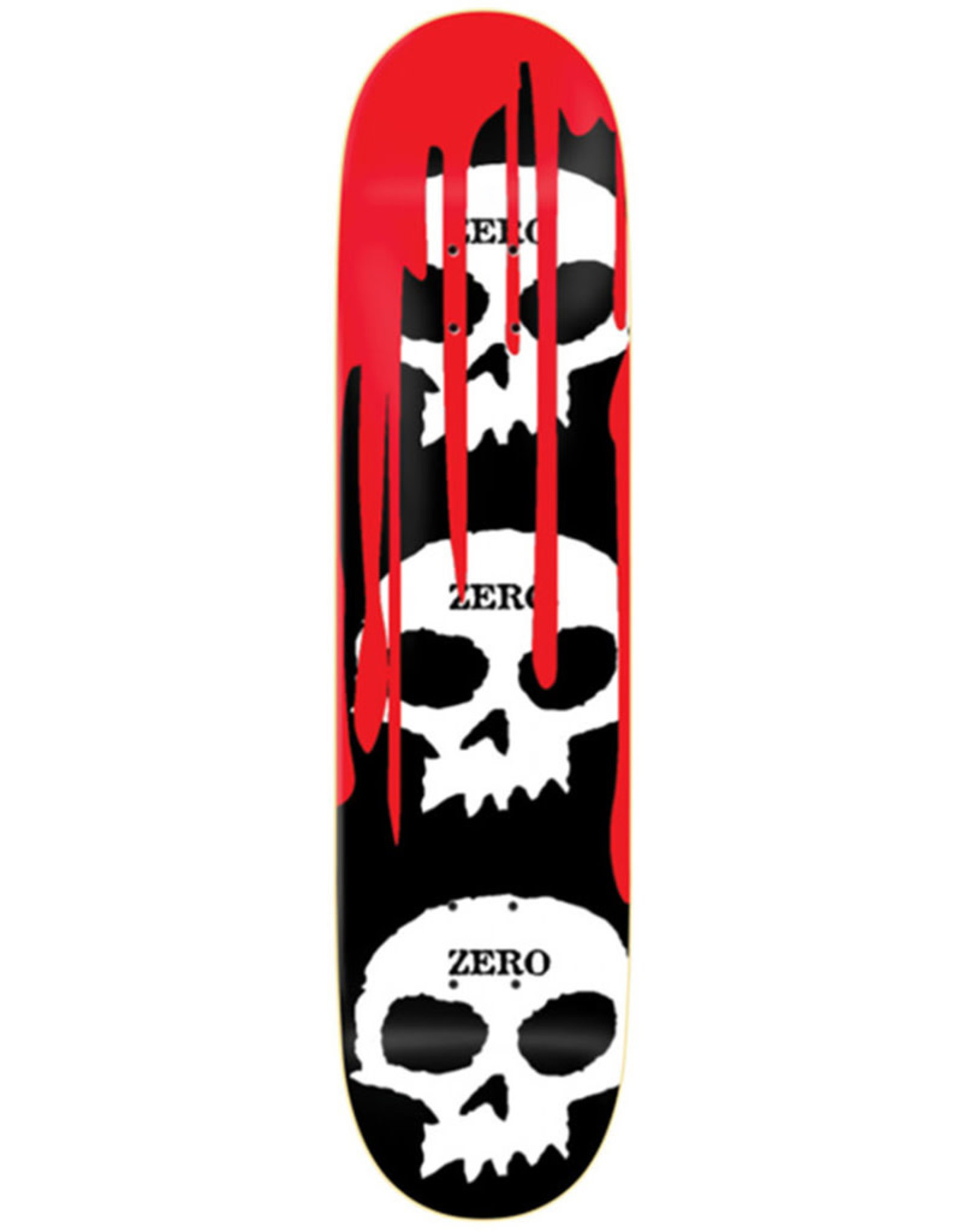 Zero Skateboards Zero Deck Team 3 Skull Blood (7.75)