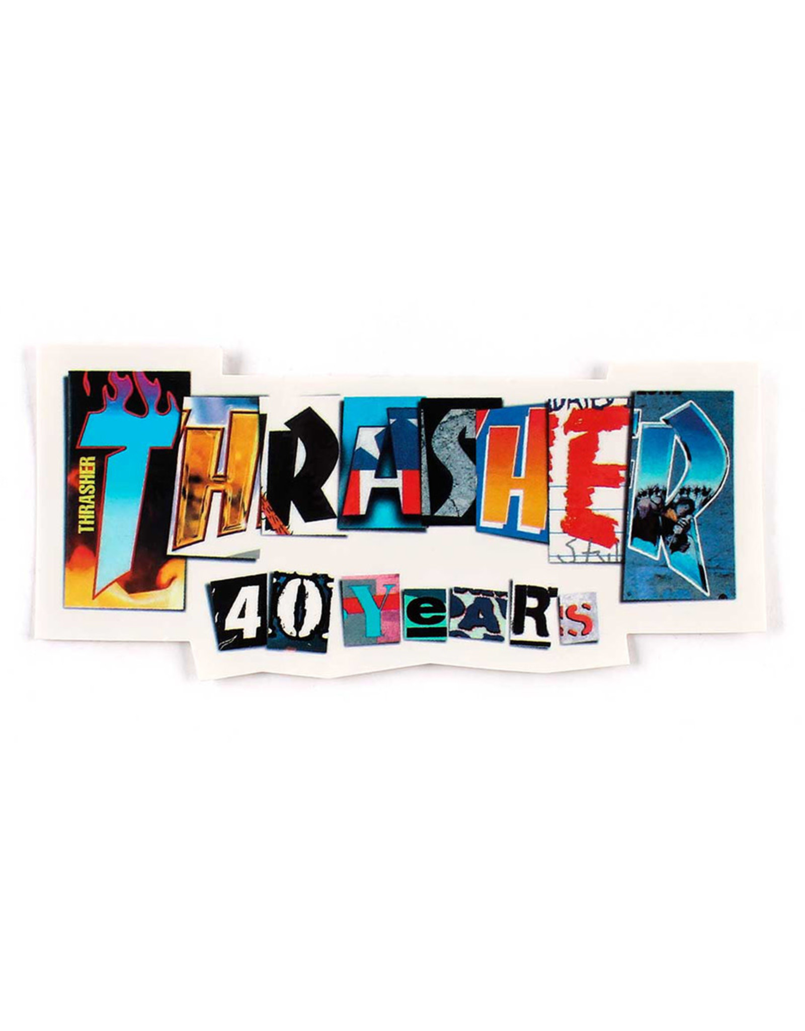 Thrasher Thrasher Sticker 40 Year Die Cut