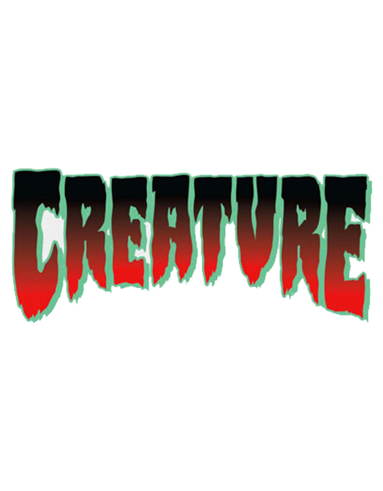 Creature Creature Sticker Logo Horror Red (2")