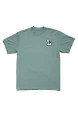 Lakai Shoes Lakai Tee Letterman S/S (Seafoam)