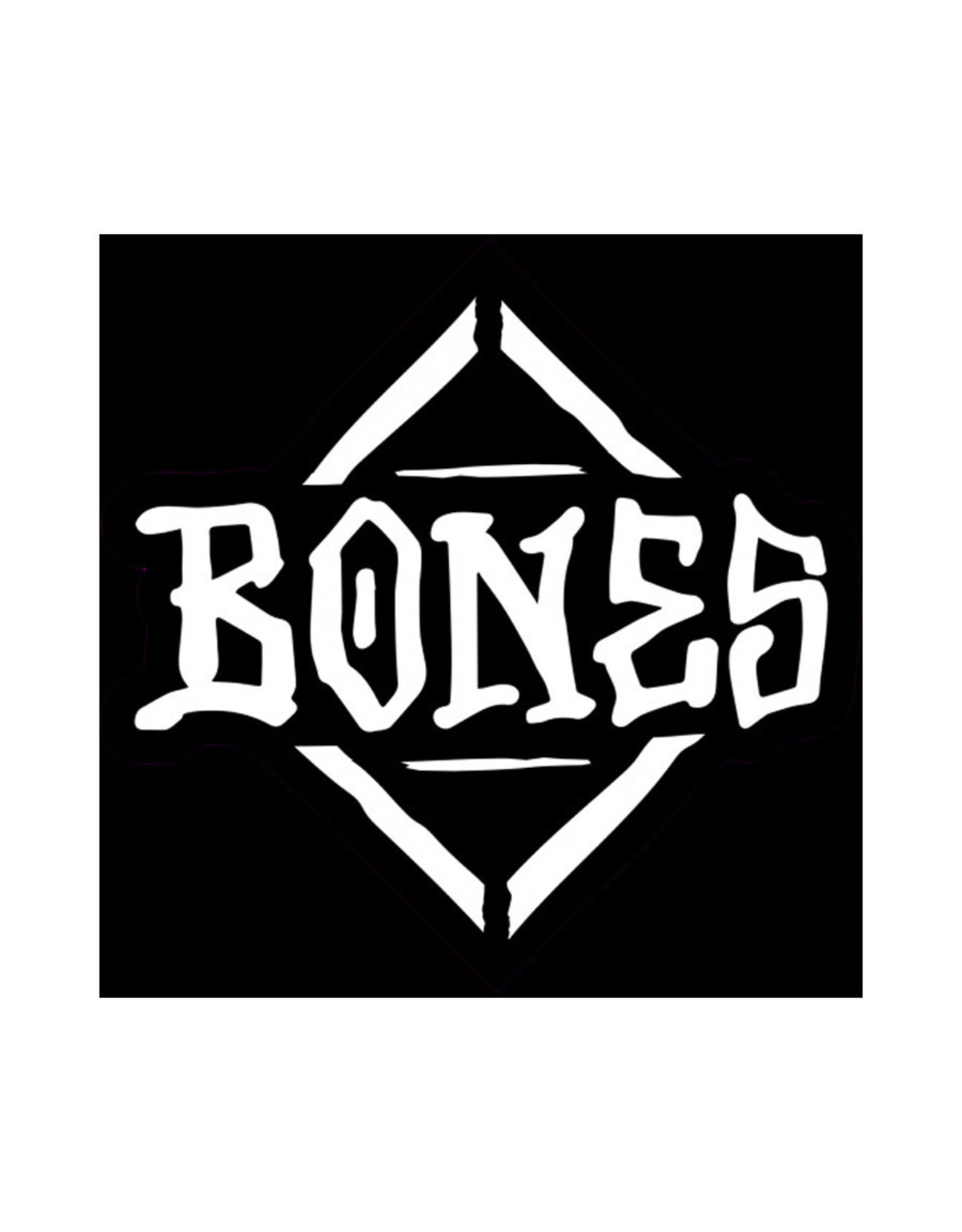 Bones Bones Sticker Logo Diamond White/Black (Medium)